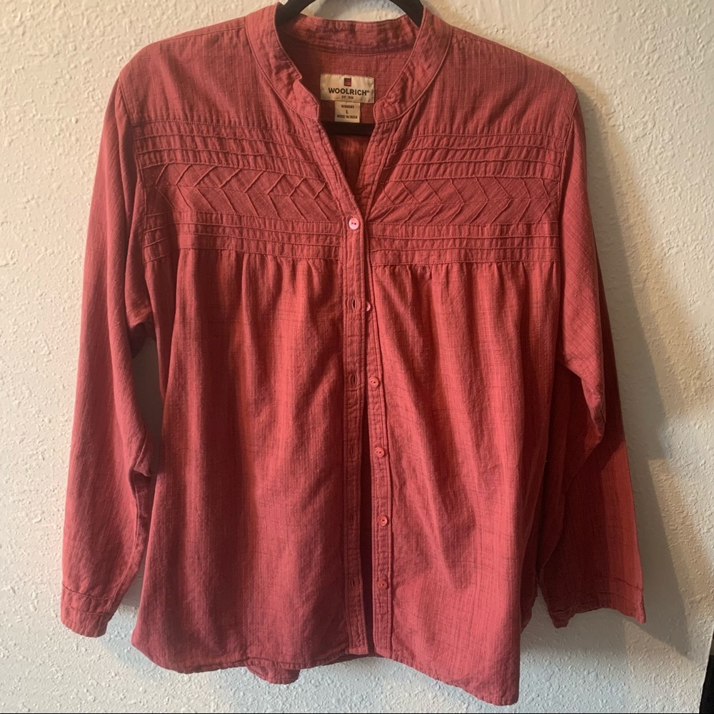 Woolrich| Burnt Red Button-down